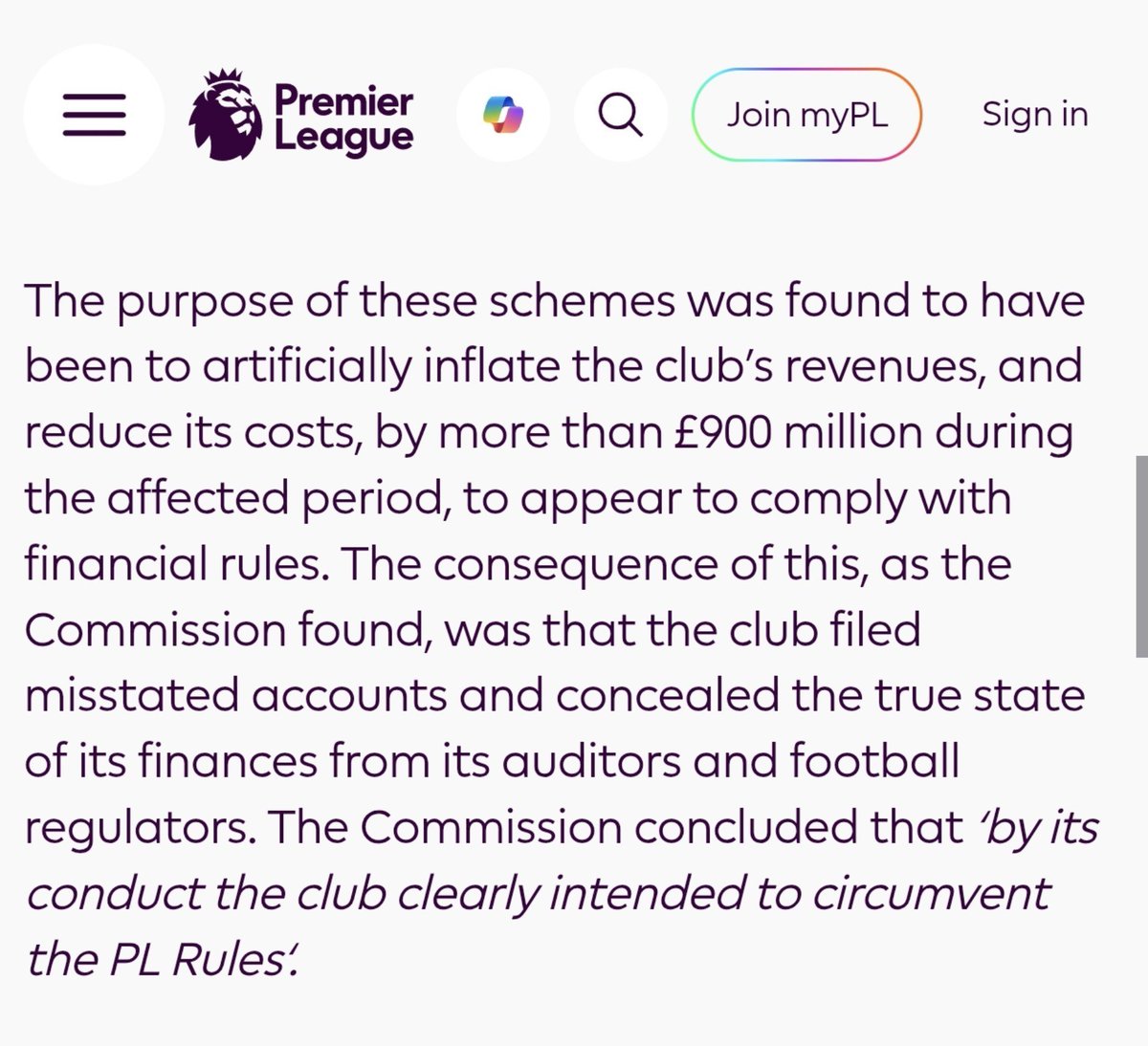 thejurgenholic's tweet photo. STATEMENT PREMIER LEAGUE 📝

“Tujuan dari skema-skema ini terbukti Man City secara artifisial menggelembungkan pendapatan klub, dan menekan biayanya, hingga lebih dari £900 JUTA selama periode yang terdampak, agar terlihat mematuhi peraturan keuangan.

City menyerahkan laporan keuangan yang salah saji dan menyembunyikan kondisi keuangan yang sebenarnya dari para auditor dan regulator sepak bola.”

WHATT? £900 JUTA 😭😭