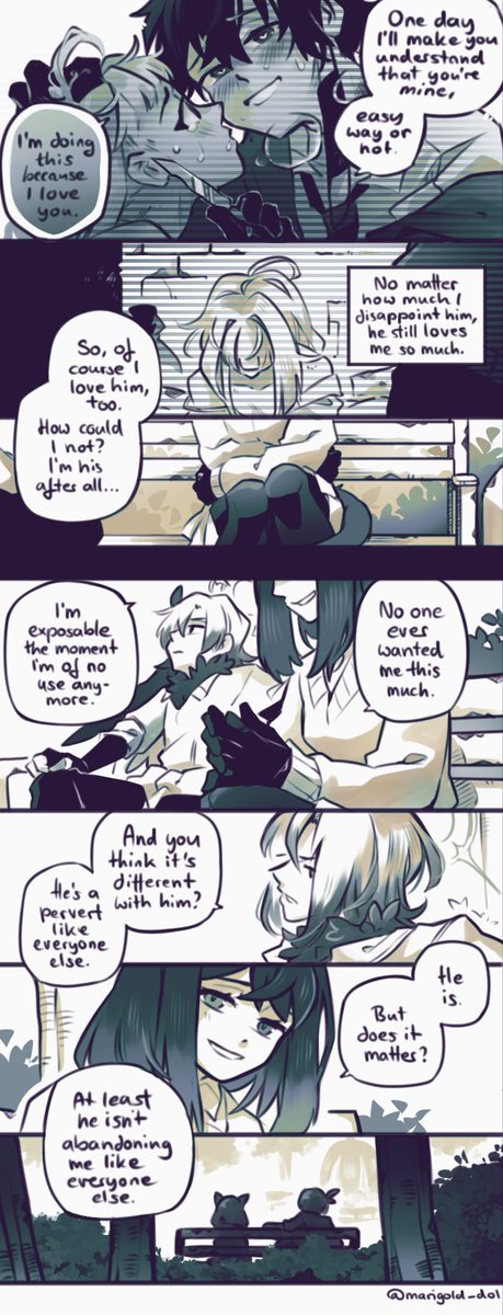 Marigold_dol's tweet photo. Straw page ask.     
(Been a long while since I answered an ask, covered up multiple in this post to try form a narrative. This has been in my wips since June I think ...)
(It is really cringe, I'm not sure if I like it or got Maris feelings across well ... Sorry 💦)  

#dolpc https://t.co/JOu9JDv2kW