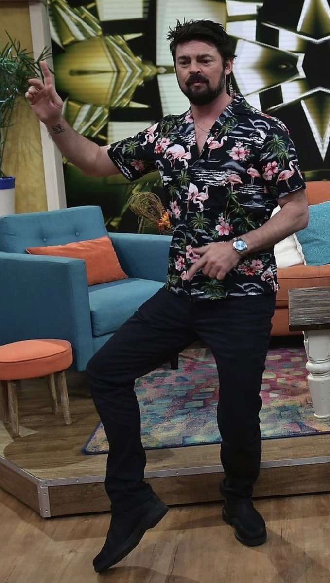RuthlessNatcre's tweet photo. Believe it or not, he 𝙘𝙖𝙣 bust out a few dance moves. 

Even if he doesn’t always 𝙨𝙝𝙤𝙬 it. https://t.co/H0ujo8r1h6