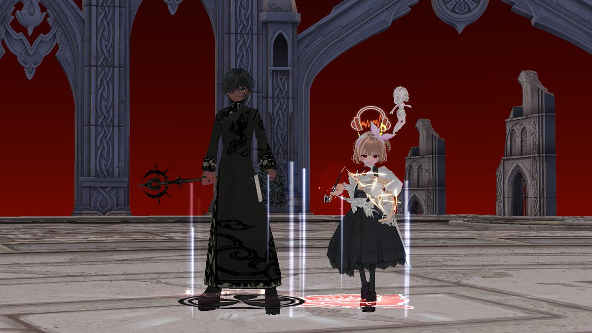 mabinogi_yuke's tweet photo. 既視感あるサブキャラの人とブリレフペア👀
出張前日にやるゲームじゃなかったよ。 https://t.co/xyLMikne1S