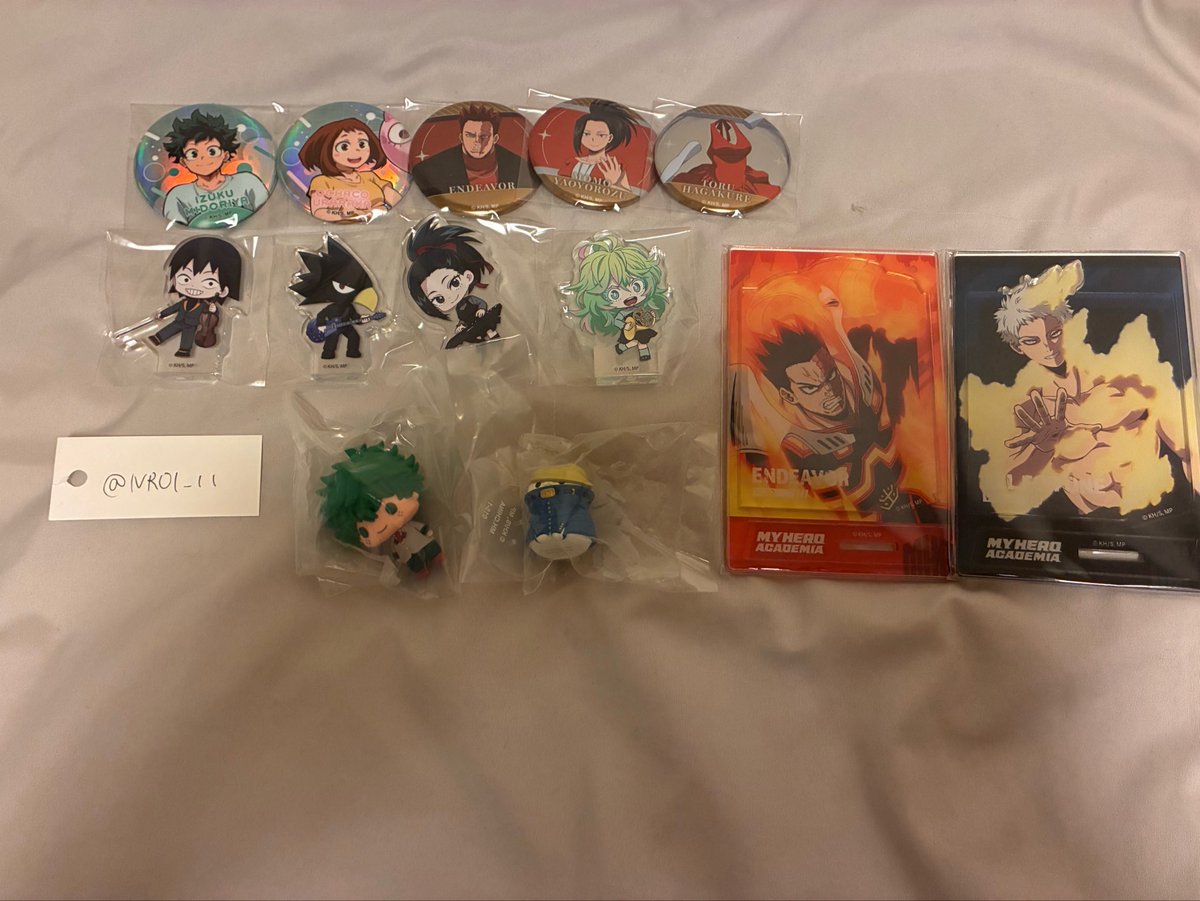 NR01_11's tweet photo. [交換]僕のヒーローアカデミア ヒロアカ
原画展 ウエハース等
求PayPayor固ツイ（他界隈）
譲 画像のもの
グッズ整理のためポストさせていただきます。早めに手放したいためどんな内容でも検討いたします。
ものによっては送料、梱包費のみで買取🙆‍♀️お声かけの際希望額ご提示お願いします🙇🏻‍♀️ https://t.co/sWIkrIif1O