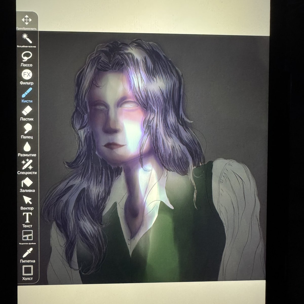 impala_art's tweet photo. #WIPㅤ 

this piece is taking me FOREVER 😭
I'm still not fully happy with how he's turning out, but I refuse to abandon him. https://t.co/9qmlclvg2E