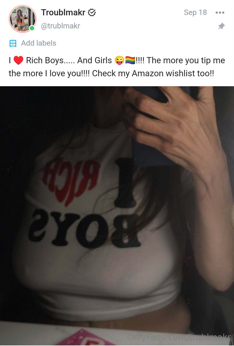 trublmakr81's tweet photo. #RichBoys #RichGirls #TipMe #SpoilMe #SpoiledBrat #Bratty #BratEnergy #OnlyFans #OnlyFansCreator #OFModel #ContentCreator #TreatMe #SpoilMePlease #AmazonWishlist #Wishlist #GoodGirlGoneBrat #Flirty #Tease #PrettyGirl #Selfie
Free trial for NEW subscribers in comments!! https://t.co/QX3qnTaFeG