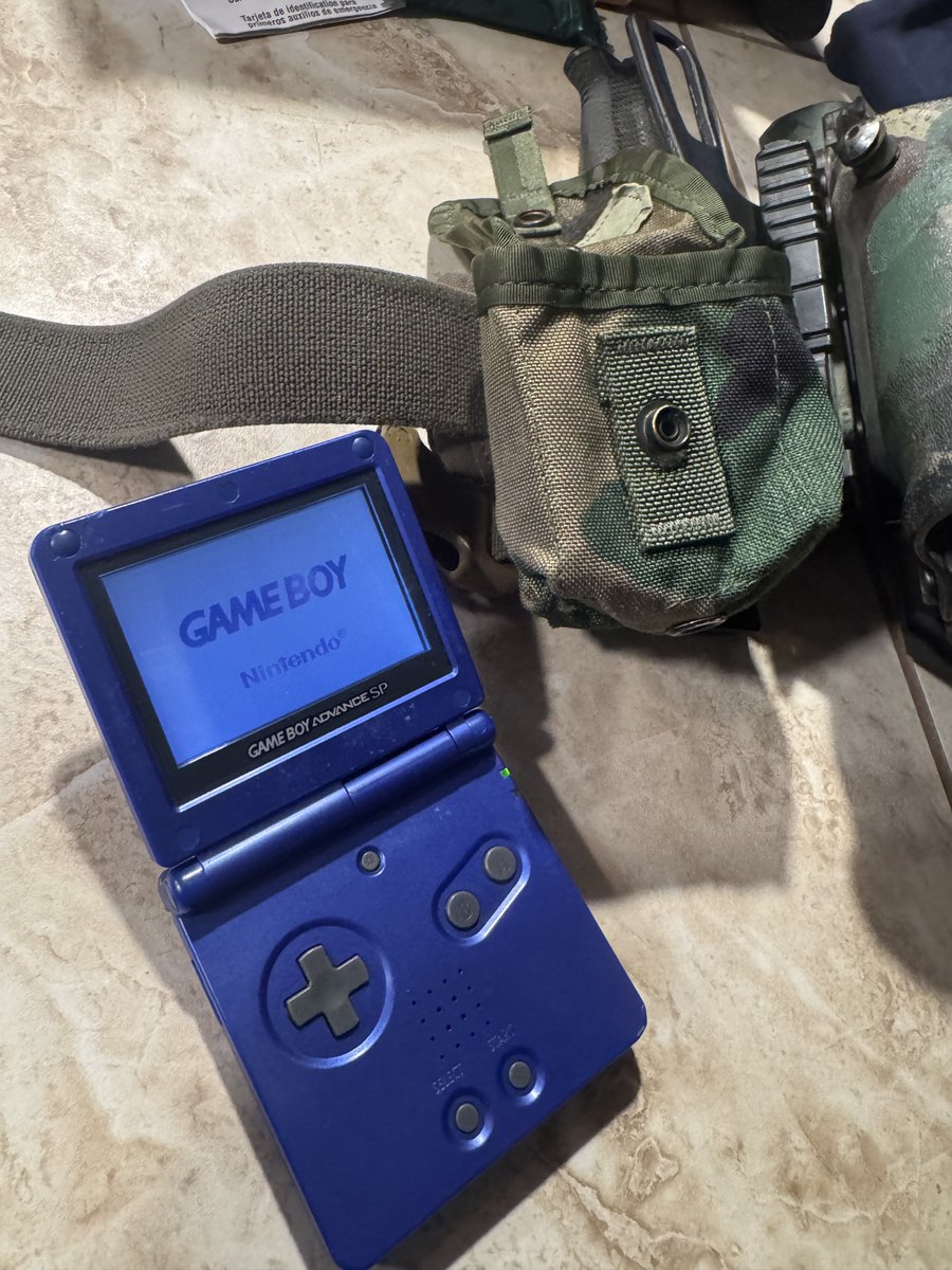 pnwguerrilla's tweet photo. DID YOU KNOW

A USArmy surplus Grenade pouch almost perfectly fits a Nintendo Gameboy SP?

Grenade pouches available in UCP and M81 woodland on my website! https://t.co/trgYw7AiNh