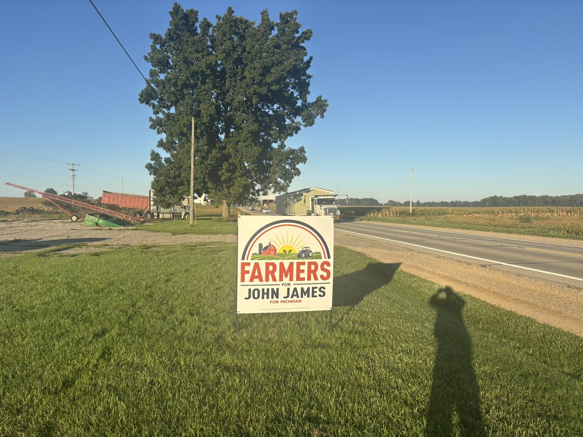 JamesWarRoom's tweet photo. 🚜🔥 Michigan farmers are bringing the energy!

@JohnJamesMI is a PROVEN FIGHTER for agriculture, rural communities, and the issues shaping farming across our state. 🇺🇸🌾 https://t.co/nAET2R0idN