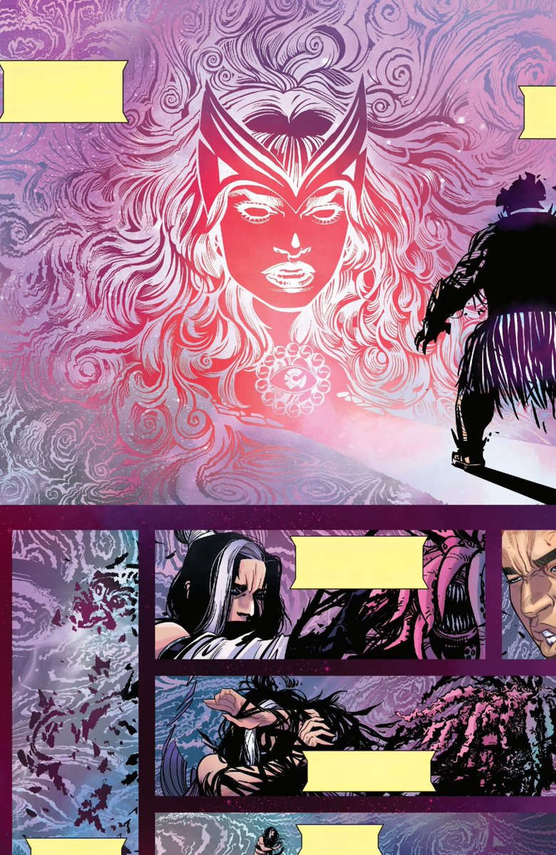 sysunnn's tweet photo. @thesteveorlando thank you for an awesome chapter and an awesome ending to an epic story.

As many of you know, Wanda Maximoff is my all-time favorite character in existence and my all-time favorite Marvel character ever she was my first introduction into the world of Marvel when I was just five years old and to see one of the most distasteful, yet iconic moments in her history (House of M/No More Mutants) be called back to but in such a powerful and awesome light, I loved it. 

Scarlet Witch has spent so many years being degraded, diminished, and dismissed for that act all those years ago.

But today, when ALL Magic across ALL realms was destroyed and all Magic user lost their powers, Wanda Django Maximoff, the Scarlet Witch, Sorcerer Supreme of Midgard, brought magic back from NOTHING, recreating the very concept of magic itself.

Ladies and Gentlemen, the Scarlet Witch ᱬ  I can’t wait to see where she’s headed next ❤️ #HexSpoilers #ScarletWitch
