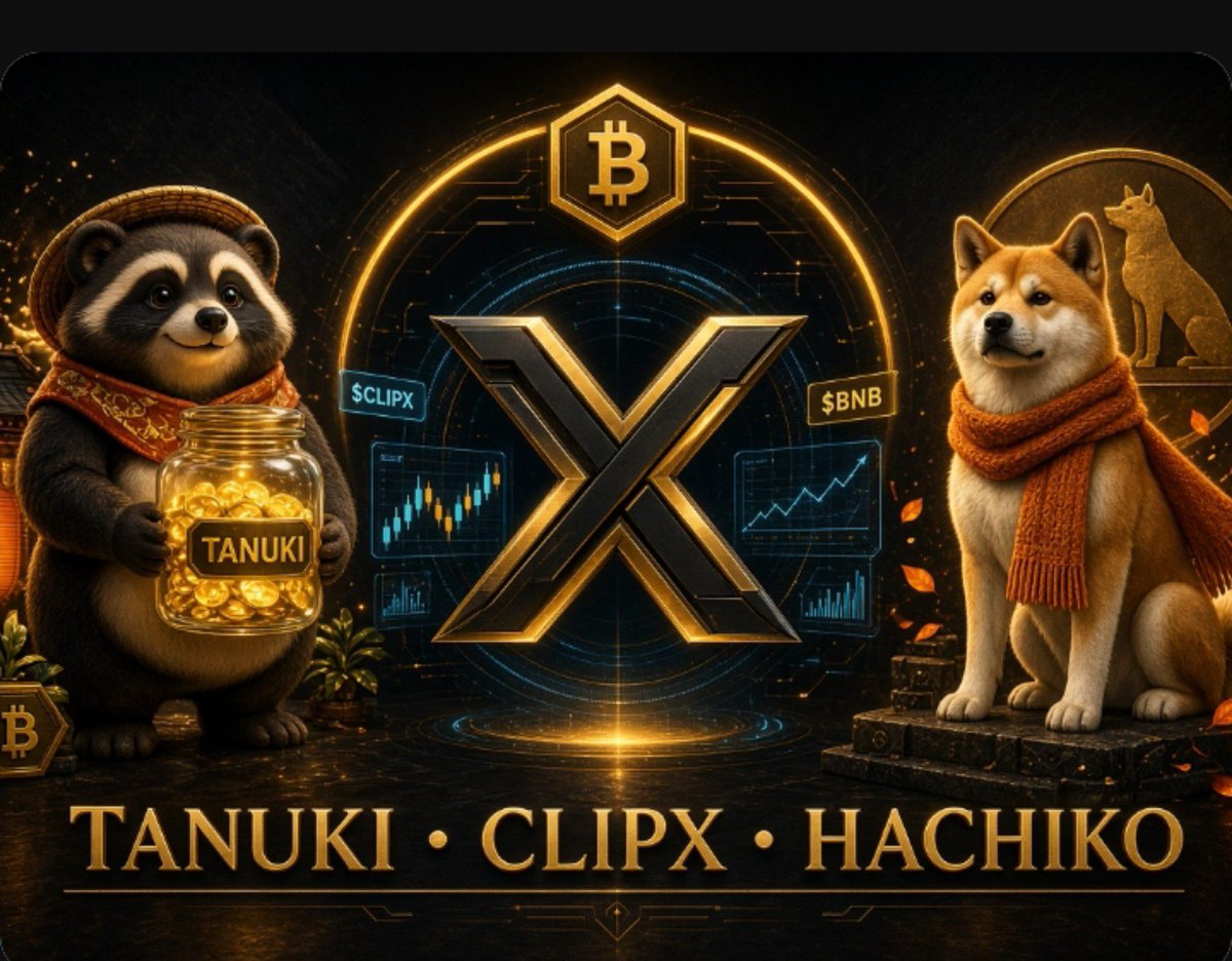 mercybilliion's tweet photo. 3 powerful projects to pay attention to and take solid positions on for this Bull season incoming 🚀.

$Hachiko @HachikoInuCTO - loyalty, patience, same vision. Building in silence. Now on Invezz, Finary, https://t.co/8tEAnP7suB , ULT.  More markets. Same contract. Same thesis. 

$TANUKI @tanukibnb -  earn #BNB as you HODL it in your wallet. No stake. No lock. "Project W" is being built on the pipeline. Quiet team. #BNB rewards land in wallets HODLing. Bringing prosperity and fortune on BNB.

$CLIPX @ClipX0_- a BNB trading terminal on @X @elonmusk. Tipping, timeline trading, on-chain money, agentic tools. Almost a year shipping on #BNB chain . Real product, not talk.

One pays you to hold.
One is a live socialFi tool.
One is the loyalty brand that keeps expanding.

Position in this projects and HODL now they are cheap and early.