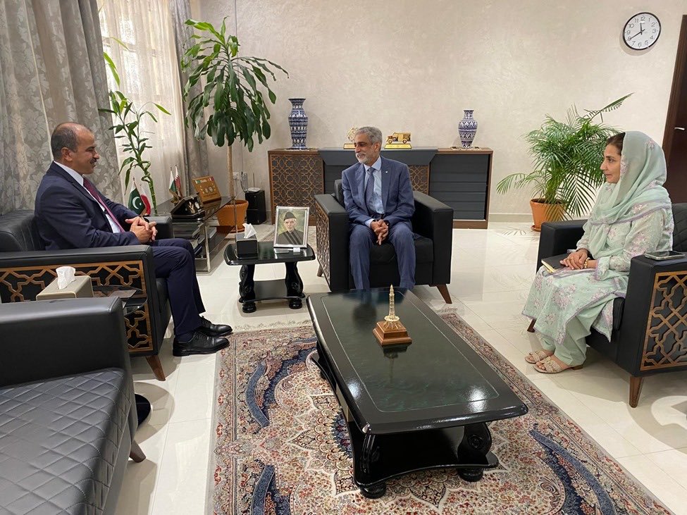 PakinQatar's tweet photo. H.E. Yakup Caymazoğlu, the newly arrived Ambassador of the brotherly country of 🇹🇷 was warmly received by Ambassador Muhammad Aamer at 🇵🇰 embassy today. Two envoys held productive discussions on matters of mutual interest and ways to further strengthen bilateral ties. 🇵🇰🤝🇹🇷 https://t.co/N2YEFH09zr