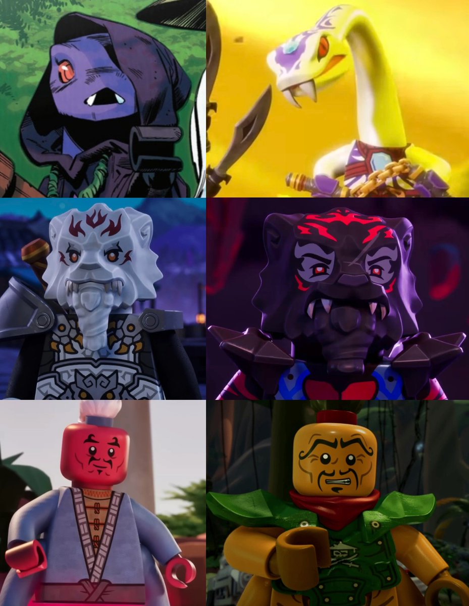 NinjagoShitpost's tweet photo. Big fan of how, every time Ninjago introduces the last two members of a species, one of them is always the nicest person you’ve ever seen, while the other is the devil incarnate https://t.co/ffjTpErLPs