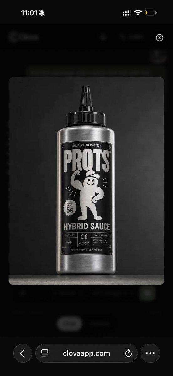 JorgeBetan2003's tweet photo. Brands I'd build with unlimited money, #1: PROTS

Sauces are everywhere right now, but "healthy" ones still taste like a compromise.

PROTS: protein, clean ingredients, a sauce you'd pour on dinner because it's good. Hot honey first, one creator who cooks and trains to bring the audience.

Shame it's only a mockup. Would you buy it?