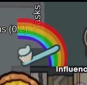 knightobreath's tweet photo. telepathically sending the rainbow toothbrush image to my crewmates to call them gay https://t.co/VVjKTtpKIM