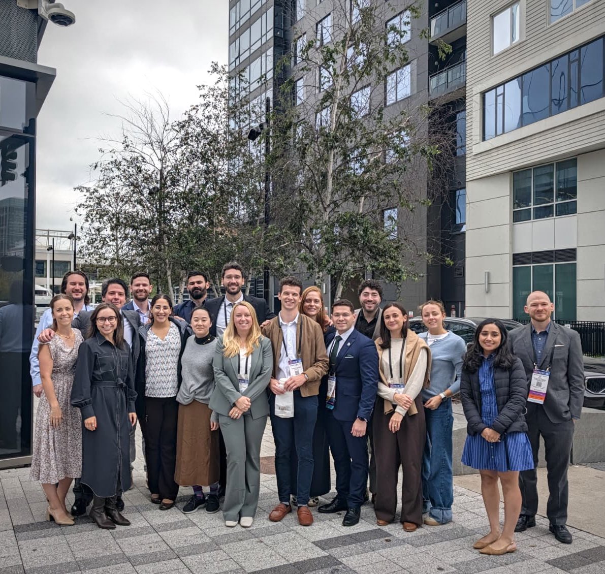 ACROresident's tweet photo. The @ACRORadOnc Resident Committee Members all together at #Boston in #ASTRO26. Strong community, grateful for your time and efforts to advance the field #RadOnc @IsaacLasko @AlexisNarvaezMD @ElianeGarlock @ https://t.co/vV2VdWrSnj