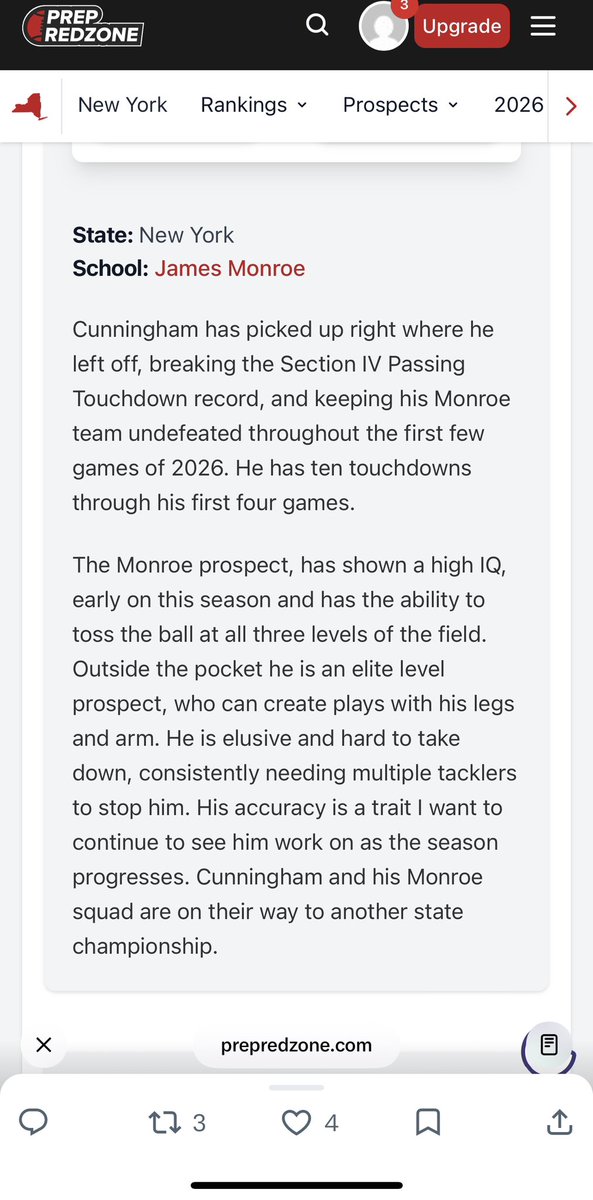 PootyCunningham's tweet photo. Great Write up!! All 🙏🙏

@RoeFootball_ 
@CTC4CHANGE 
@SecVFootball 
@GregCTC585 https://t.co/uMVfLrRJGS