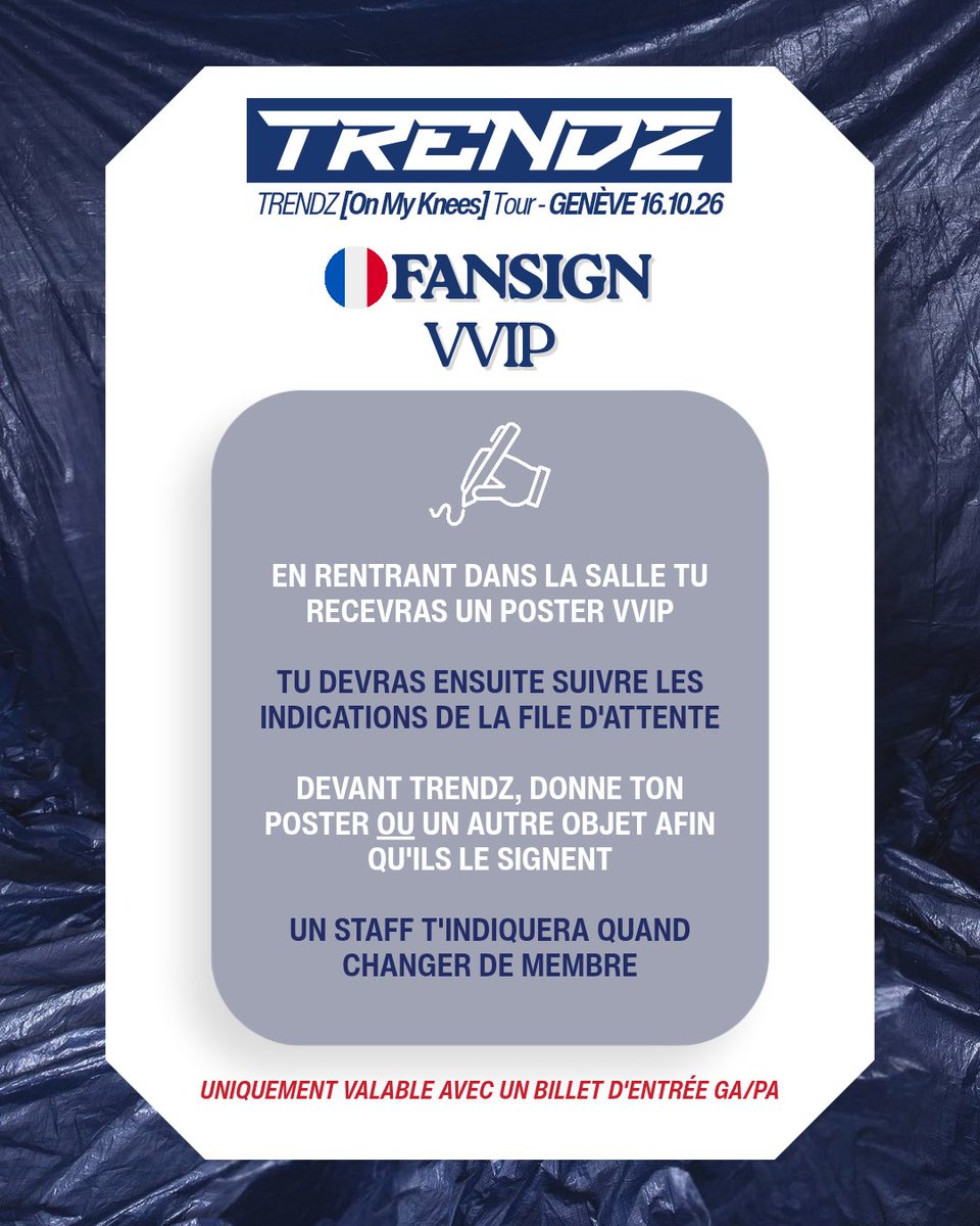 AKIBAPROD_'s tweet photo. 🇨🇵 Tout ce qu'il faut savoir pour l'expérience VIP/VVIP/VVIP+ au concert de TRENDZ à Genève! https://t.co/GLhwvwNgwL