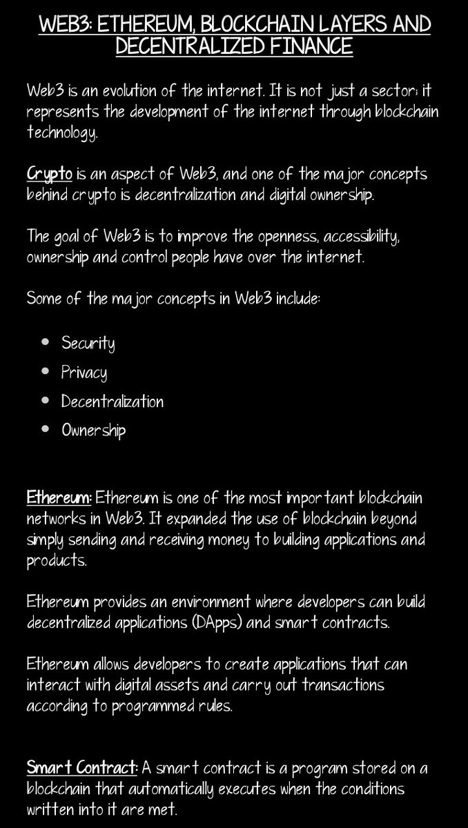 Olupeters_'s tweet photo. My note from Last night class.
It was a very in-depth one where we learnt more about Web3, Blockchain, Decentralization, Ethereum, among others.
@CyrusOlogun @itsSh0la
#CryptoWithShola
The class continues tonight.🔥 https://t.co/9n4f3EQBKp