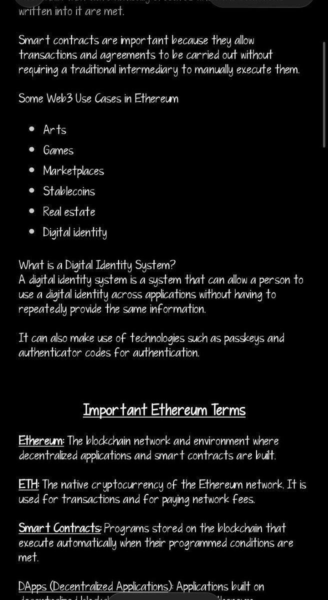 Olupeters_'s tweet photo. My note from Last night class.
It was a very in-depth one where we learnt more about Web3, Blockchain, Decentralization, Ethereum, among others.
@CyrusOlogun @itsSh0la
#CryptoWithShola
The class continues tonight.🔥 https://t.co/9n4f3EQBKp