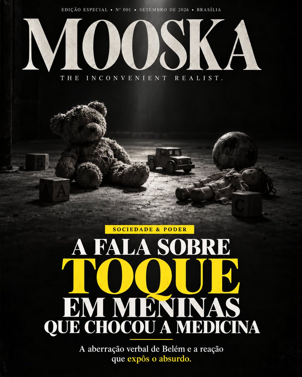 LagSignal's tweet photo. Mooska.

 O TOQUE INFANTIL DE BELÉM.

A propaganda eleitoral de estúdio gasta fortunas para vender a imagem de um protetor bondoso da infância e das famílias. 
Mas a verdade sobre quem governa um país não está nos comerciais maquiados. 
Ela escapa no palanque aberto, quando o filtro cai.

Nesta segunda feira, 28 de setembro, no comício oficial de Belém do Pará, o Brasil assistiu a uma das declarações mais perturbadoras da história política recente.

Ao tentar constranger os homens a fazerem o exame preventivo de próstata, Lula disparou com o microfone na mão no minuto 13:06:

"Sabe, as mulheres aprendem a tomar toque desde manhã quando é pequena. O homem não."

Pare um minuto e releia essa frase com calma.

A afirmação causou choque imediato na comunidade médica por uma razão óbvia: crian��a não faz exame ginecológico de toque. 
Isso é uma impossibilidade pediátrica e clínica elementar.

A pediatria protege com rigor absoluto a intimidade física da infância. 
O exame de toque vaginal ou retal em meninas pequenas é restrito a casos raríssimos de trauma cirúrgico severo sob anestesia hospitalar.

Dizer diante de uma multidão que meninas aprendem a "tomar toque desde pequenas" expõe uma mente que naturalizou de forma grotesca a invasão da inocência infantil e confunde barbaramente a prevenção ginecológica da mulher adulta com a infância.

Não se engane: isso não foi uma gafe de palanque. 
É a manifestação de um padrão de meio século que sempre tratou a dignidade feminina com desprezo nos bastidores.

A linha do tempo não mente:

Em 1979, na entrevista às páginas da revista Playboy, ele contava como abordava viúvas que buscavam benefícios no sindicato antes de conhecer Marisa Letícia, afirmando que ia "papar a nora do velho".

Em 2016, no grampo oficial da Lava Jato com Paulo Vannuchi, cobrava a tropa de choque do partido perguntando: "Cadê as mulher de grelo duro lá do nosso partido?".

Em 2025, ao anunciar Gleisi Hoffmann para a articulação política, justificou a escolha em público por ela ser "mulher bonita para amaciar o Congresso", rebaixando a deputada a mero atrativo de balcão.

E em Belém, no mesmo discurso do toque, completou a agressão contra as famílias humildes no minuto 23:56, ao afirmar que a mulher sem diploma universitário só vive com o marido "a troco de um prato de comida ou de aluguel".

Para ele, a dona de casa brasileira que batalha ao lado do marido não tem amor ou caráter, seria apenas alguém que se vende por comida até que o Estado venha resgatá la.

E quando o palanque esquenta, o restante do verniz se desfaz:

No minuto 18:18, destilou um preconceito cruel contra os trabalhadores que perderam dentes, dizendo que quem não tem dente não sorri, não arruma namorado e nem beija. 
O pobre humilhado como alguém incapaz de amar.

No minuto 4:44, ajoelhou se diante do coronelismo mais arcaico do país, exaltando a "dinastia" e a "sanguinidade" de Jader Barbalho, chamando o clã que manda no Pará há 40 anos de orgulho nacional.

E no minuto 10:36, confessou o verdadeiro pânico que tira o sono do Planalto: disse que não pode deixar a oposição eleger senadores porque eles vão "infernizar a minha vida".

Agora o país inteiro entende por que Flávio Dino correu no STF em regime de urgência nesta manhã para tentar sufocar a candidatura de Bia Kicis ao Senado. 
O chefe confessou o desespero no Pará e o ministro cumpriu a ordem em Brasília.

O marketing oficial vende um salvador da pátria. 
O microfone sem filtro entrega o deboche com a intimidade das crianças, o insulto às donas de casa e o pânico de ser cobrado pelas urnas.

No próximo domingo, você estará sozinho diante da tela da urna.

Zumm...
#ProtejamAsCriancas #Eleicoes2026
