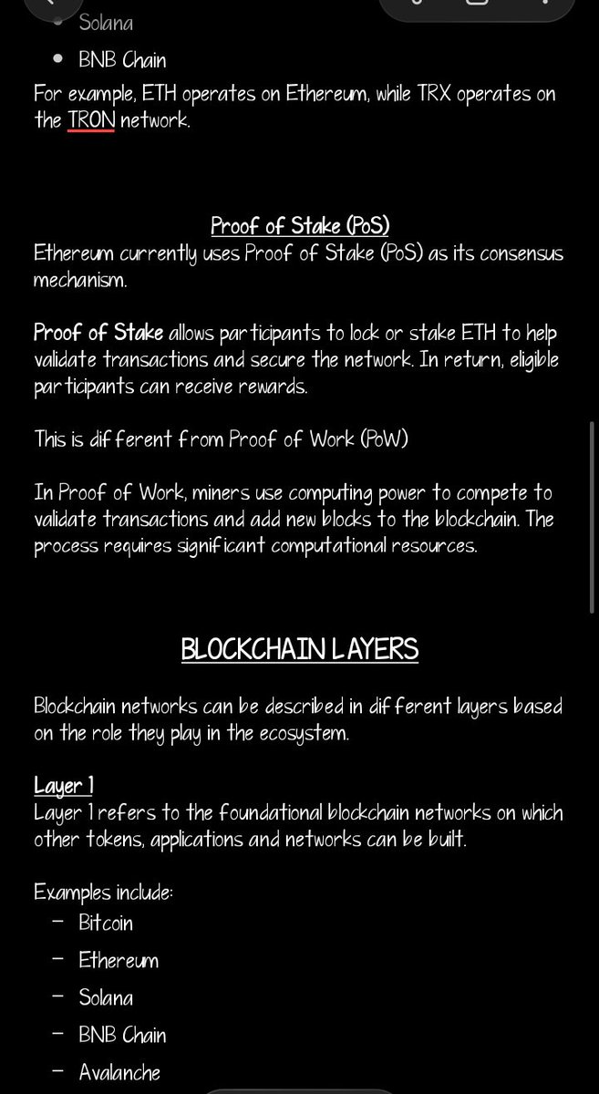 Olupeters_'s tweet photo. My note from Last night class.
It was a very in-depth one where we learnt more about Web3, Blockchain, Decentralization, Ethereum, among others.
@CyrusOlogun @itsSh0la
#CryptoWithShola
The class continues tonight.🔥 https://t.co/9n4f3EQBKp