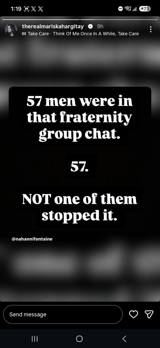 alleria_eh's tweet photo. Mariska Hargitay is calling out the Cornell 7 rapists on her instagram.

I love her. https://t.co/ww2Sf6HOdL