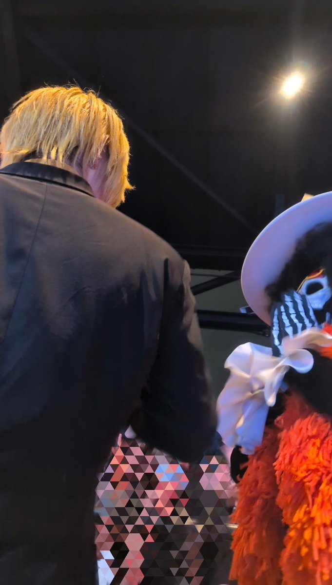 one66_dile's tweet photo. 9/29 プレショ

サンジ
友だちにハイタッチした瞬間に
ブルックと肩がぶつかってた 笑
その後のブルックの���応が
好きすぎた、良すぎた( ˘ω˘ 🫶)

#プレショ  #プレサマ  #USJワンピース https://t.co/Yxn8ezWmJy