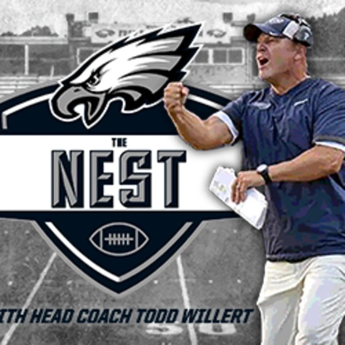 TobaccoRadio's tweet photo. It's Tuesday! 

Back from bye week @EFHS_Football prepares for rival @WF_Football  in a Friday Night Showdown in K-Vegas! 

The Nest with @CoachWillert live tonight at Game On in Kernersville hosted by Rodney Funderburk 

Guests tonight include RB @d1easton and @ZionDobson28 

Come by starting at 730pm or listen live at https://t.co/7OEzDToAAg!