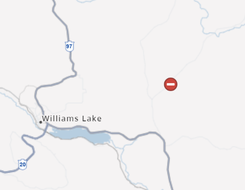 DriveBC's tweet photo. ⛔️ #150MileHouse - Horsefly Road is closed due to a structural fire at Dugan Lake Access 1 Road. Crews are on scene.
Next update is set or 11:00 AM PDT.
#WilliamsLakeBC
ℹ️For more info:
https://t.co/GQu0LqCvzQ https://t.co/UjDRGm7kwn
