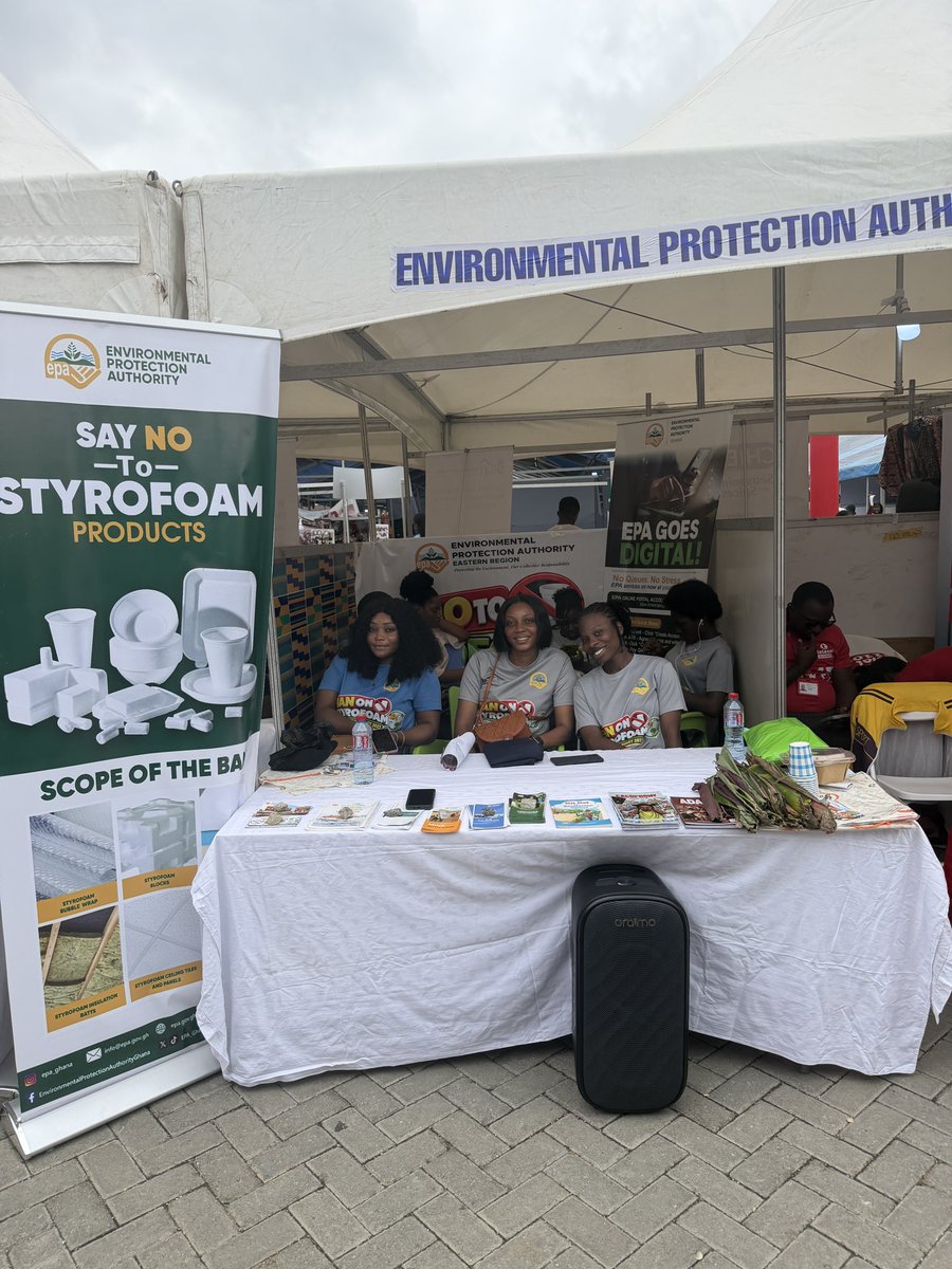epa_koforidua's tweet photo. Day Two of Eastern EXPO 2026 Exhibition.
#StyrofoamBan #PolystyreneBan #EnvironmentalEducation https://t.co/SG5A5xod5r
