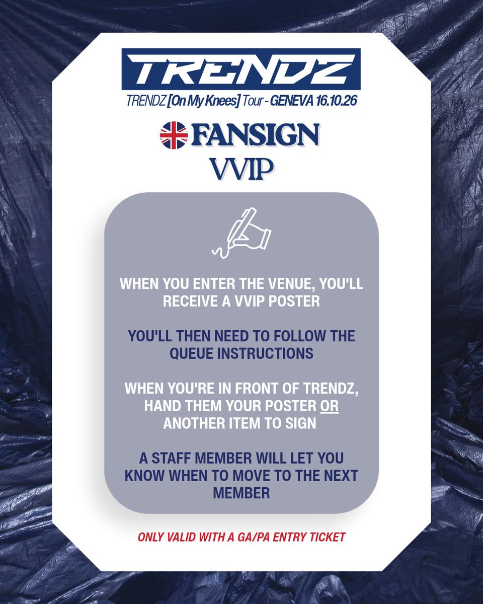 AKIBAPROD_'s tweet photo. 🇬🇧 Everything you need to know about the VIP/VVIP/VVIP+ experience at the TRENDZ concert in Geneva! https://t.co/xnLLMQFl4v