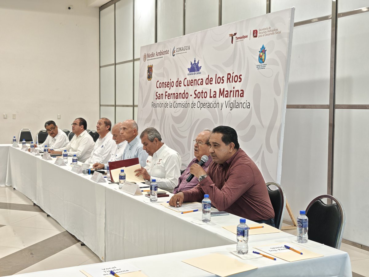 ConaguaOCGNte's tweet photo. La #Conagua, en coordinación con el Gobierno del Estado de Tamaulipas, realizó el nombramiento oficial del Dr. Jorge Luis Zertuche Rodríguez como presidente del Consejo de Cuenca de los Ríos San Fernando–Soto la Marina.

Con este nombramiento se fortalece el trabajo conjunto para impulsar la gestión responsable y sustentable del agua en beneficio de las comunidades de la región.