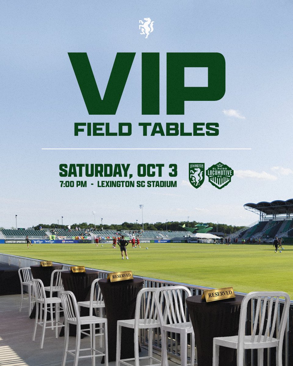 LexSporting's tweet photo. Experience Saturday's match from 𝙩𝙝𝙚 𝙗𝙚𝙨𝙩 𝙨𝙚𝙖𝙩𝙨 𝙞𝙣 𝙩𝙝𝙚 𝙝𝙤𝙪𝙨𝙚 🪑🥂

🌟🔗 VIP Field Tables 👉 https://t.co/49u20WQo9W https://t.co/eVznGHnwui