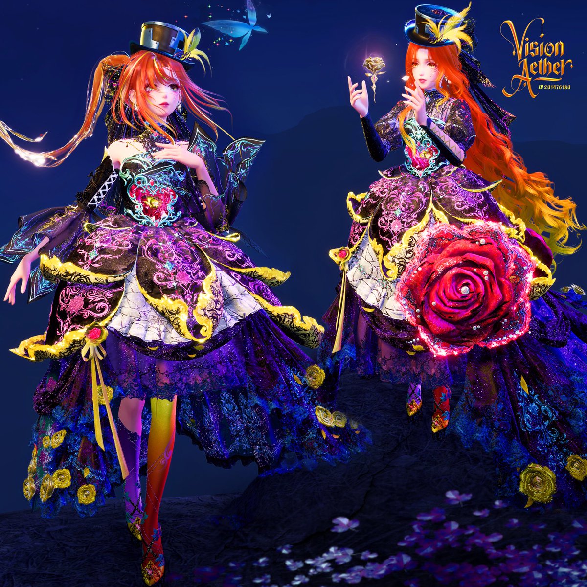 VisionAether's tweet photo. Neon Midnight Madness by Me 💝🎩 🫟

I had too much fun with this concept✨

#InfinityNikki #Nikki #Momo #LoveNikki #ShiningNikki #Infold #HeavensReach #Nikkitwt #Infinity #Anime #Golden #Gold #Fae #FlowerPower #Turqoise #Purple #Hazel #Willow #Flowers #Neon #Glowinthedark #Fairy #Witch #WitchDoctor #Apothecary #Greenhouse #Halloween  #Madhatter #Alice #Wonderland #AliceinWonderland