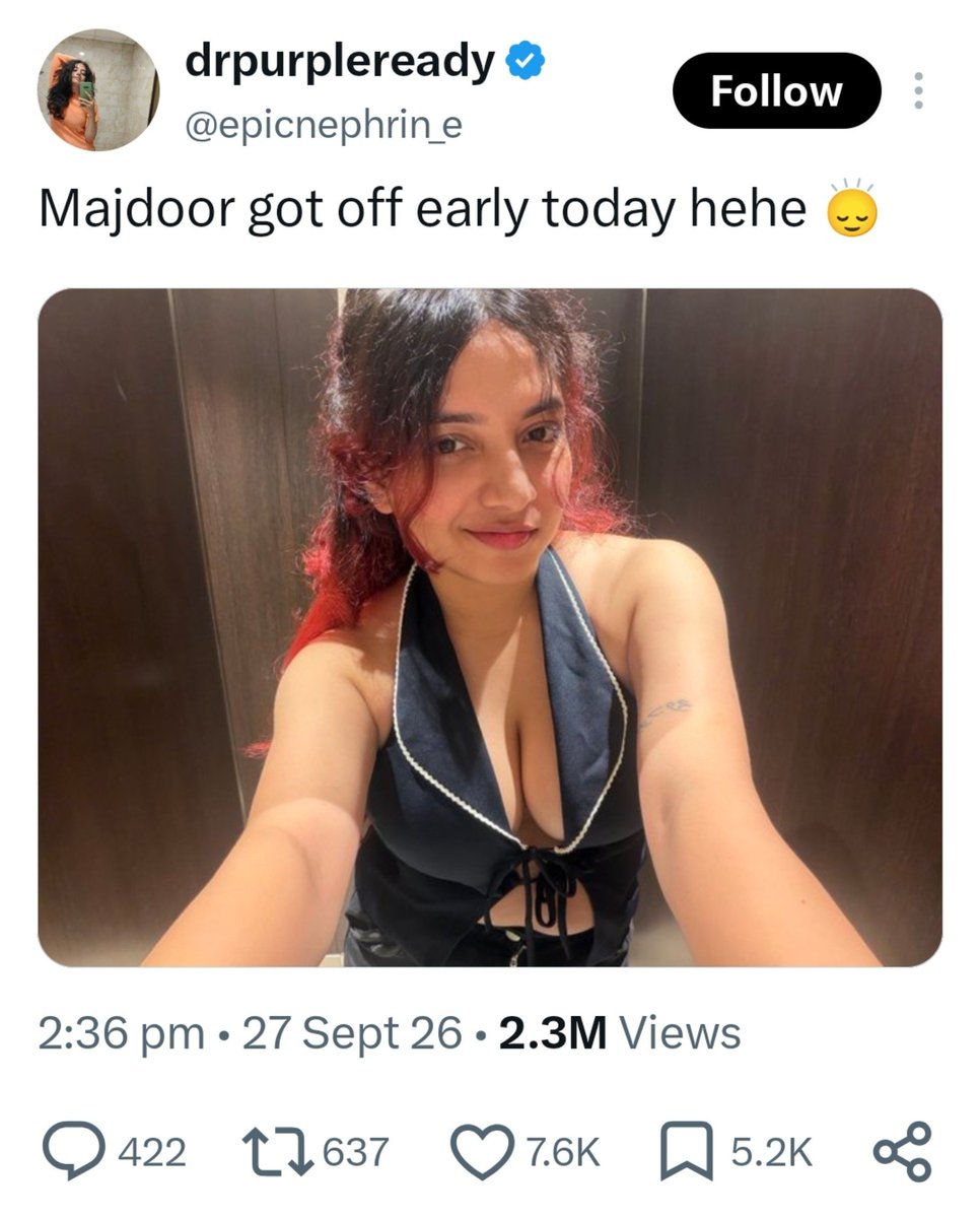 Imdead108_ybc's tweet photo. Chapri Doc @epicnephrin_e from Kolkata is turning unconscious patients into Instagram and Twitter content.

She is clicking them in their most vulnerable, helpless state  zero consent and uploading it. Blurred on the feed. Unblurred on her phone. Who else has those photos?

This is not medicine and this is pure criminal voyeurism.  Outraging modesty of patients under anaesthesia. Violates NMC Ethics + IT Act 66E/67.

@NMC_IND @MoHFW_INDIA @NCWIndia @IMAIndiaOrg @wbdhfw @KolkataPolice @WBPolice @CPKolkata  

Take action NOW: 
1. Suspend her licence  
2. Seize every device  
3. File FIR immediately  

OT is not her personal reel studio. Unconscious patients are not free content.

Guys mass-tag them till they act.