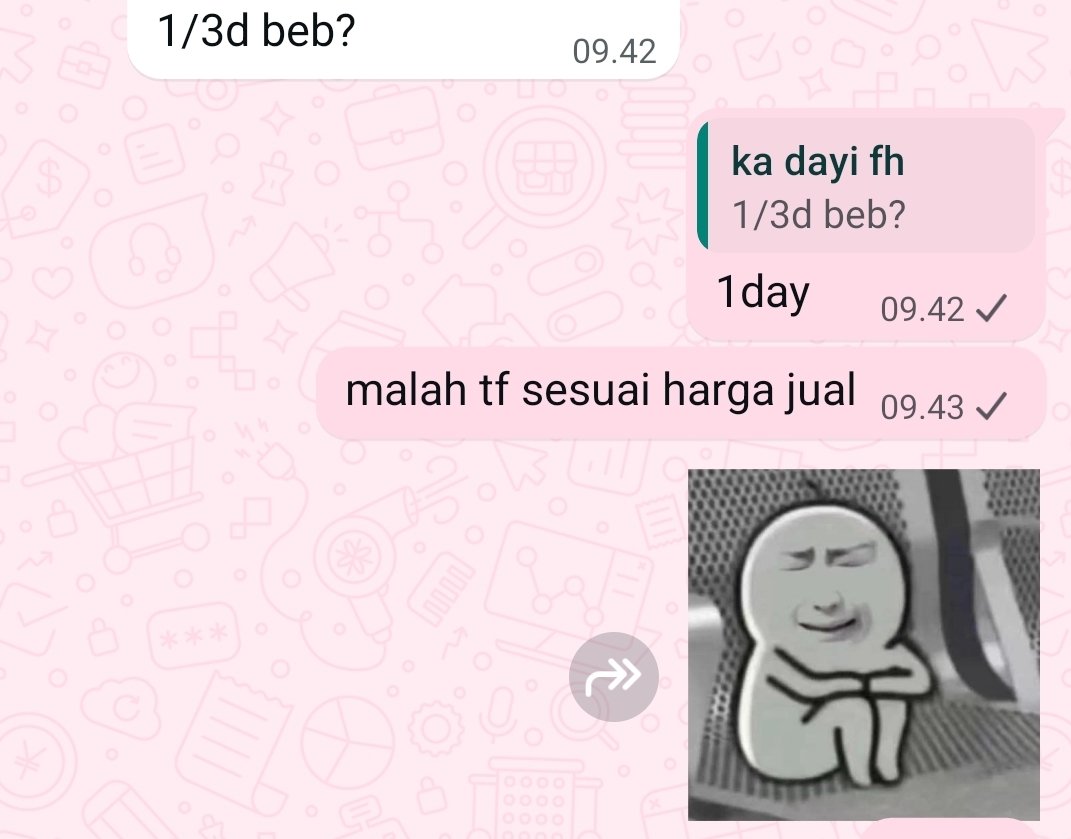 kinderjoyiejoy's tweet photo. INI KEJADIAN TADI PAGI😭😭
soalnya ak sambil chatan sama dosen, nyari artikel buat matopen dan transaksiin cust😵‍💫 https://t.co/n2i5oMIAVv