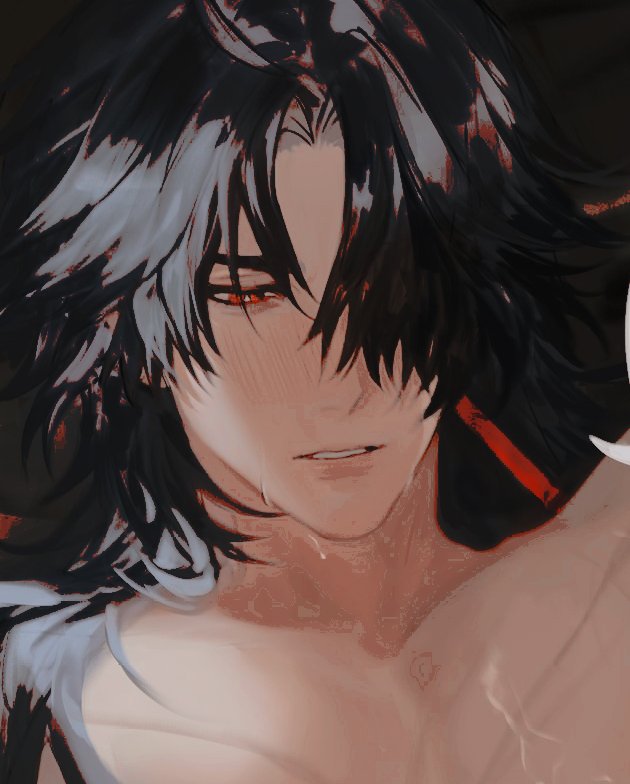 kissofdread_'s tweet photo. ᅠ
⠀ֵ ¡Eh, shht! Sentad--

  Ay, qué groserita...
  Aún así, el pelinegro no tardó en
  ofrecerle una filosa sonrisa de puro
  gusto al verla de nuevo.
  – ¿Me extrañaste, canija? Porque casi
  me muero sin tí. –
ᅠ https://t.co/D0WrT09u2F