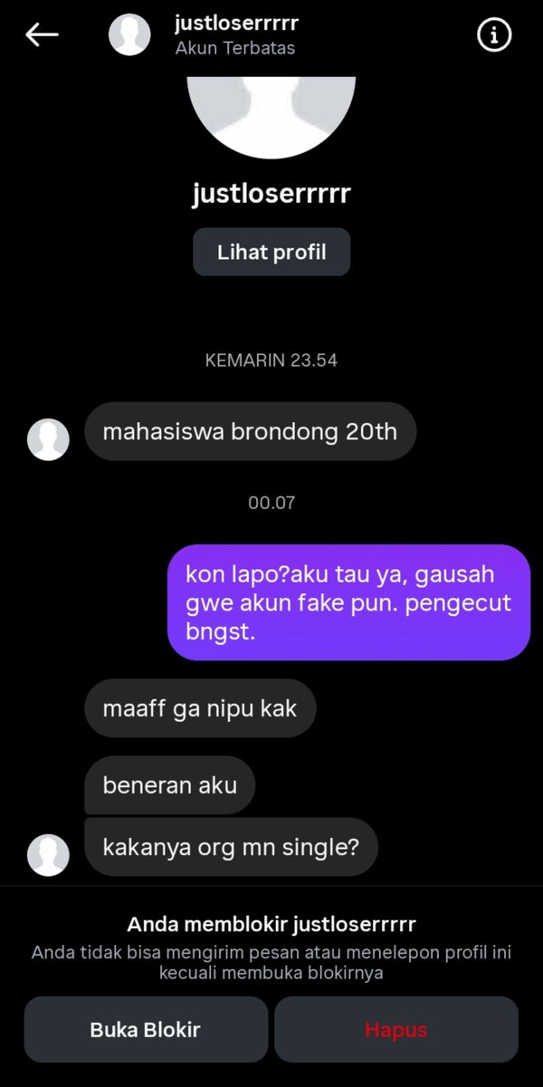 bbyjhtt's tweet photo. Tolong Akunnya dikondisikan nggih. mana akun fake,ketok men nk kepo mbe kehidupan ku https://t.co/JmZ1gLkhwo