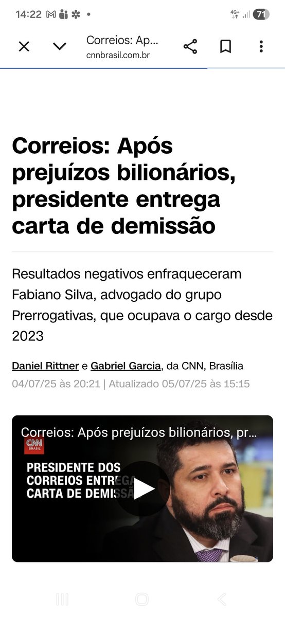 Rotesla369's tweet photo. @folha Fabiano Silva dos Prerrogativas era o Presidente dos Correios. 
Correios faliram. Investiguem https://t.co/kuFNNJEvwL