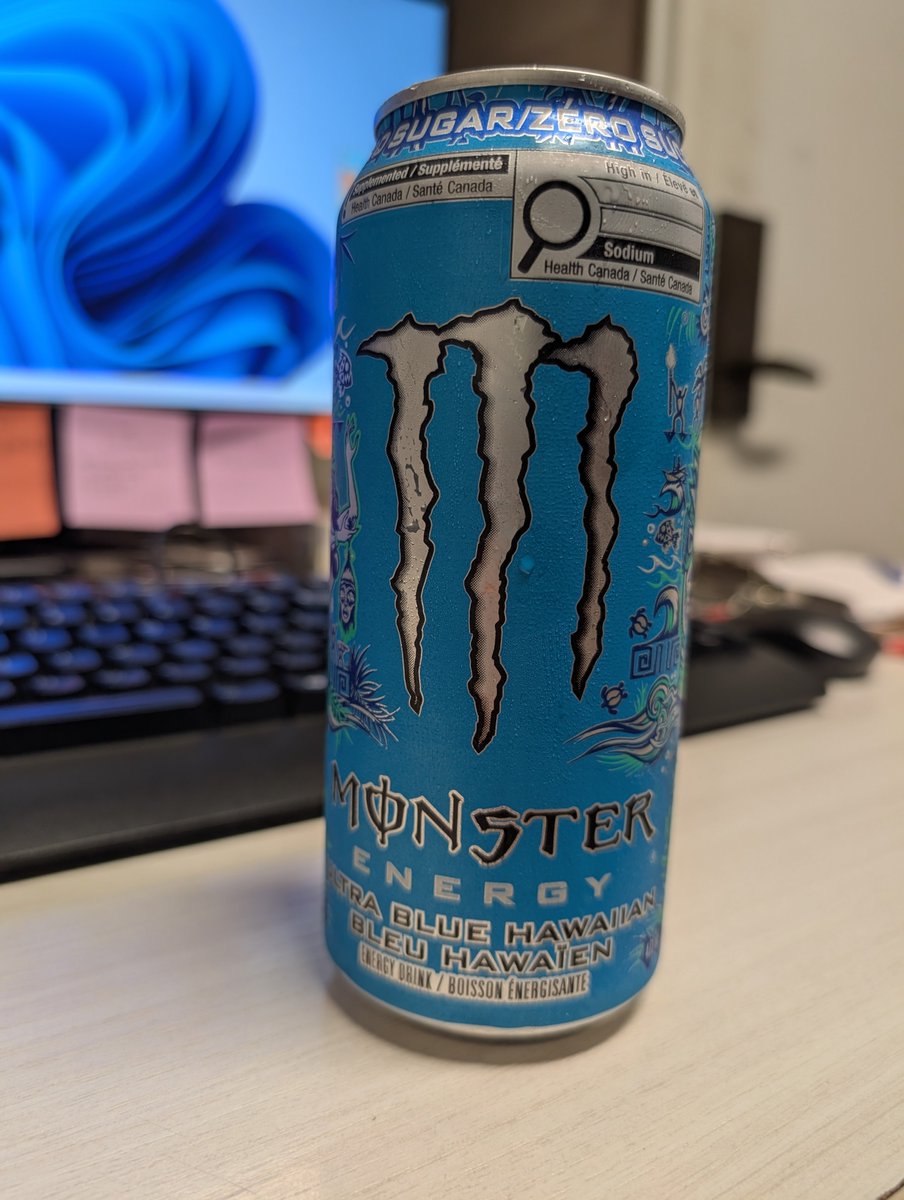 DevAintSocial's tweet photo. i was so wrong, this might be the best monster https://t.co/x4utDqTyym