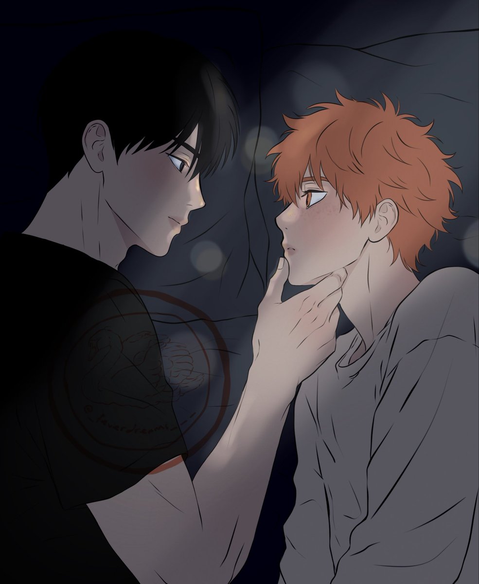 _feverdreams___'s tweet photo. In the dark, I'm not scared. I just reach and you're right there.

#影日 #Kagehina #kghn #Haikyuu https://t.co/EryjPwu3vk