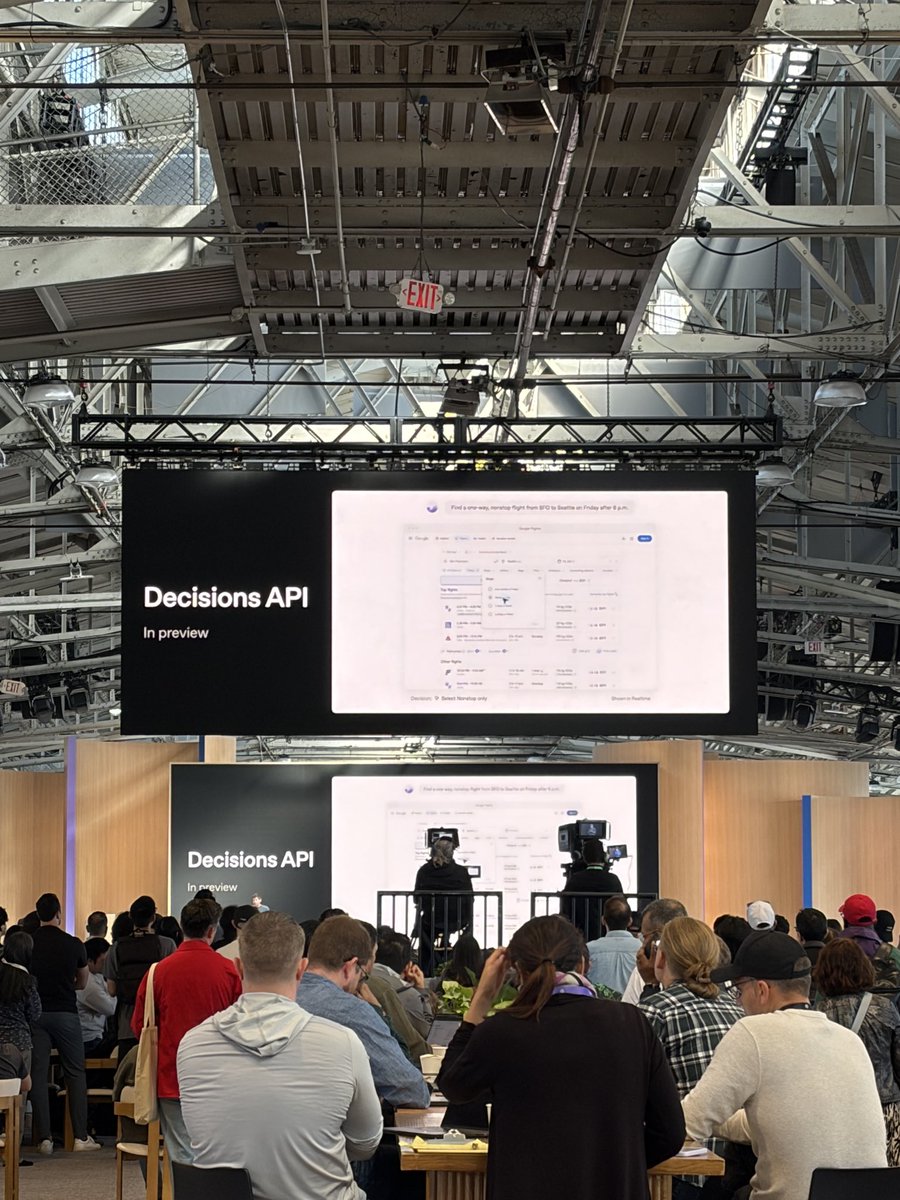AzianMike's tweet photo. Fun fact: I was watching the team literally build the Decisions APIA and ship this over a weekend. https://t.co/nNjrU1CqAi