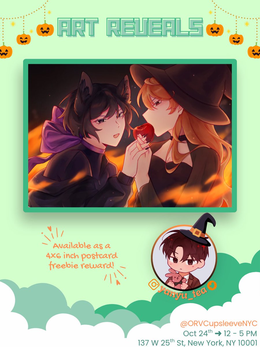 orvcupsleevenyc's tweet photo. A bewitching duo 🧹🐈‍⬛️

Yoo Sangah and her familiar Han Sooyoung will be available as a 4x6" postcard freebie!

Art by: @Yanyu_Tea 

📝RSVP link in bio!

#orv #omniscientreadersviewpoint #nycevent #nyc #cupsleeve https://t.co/Ct1St6jJPy