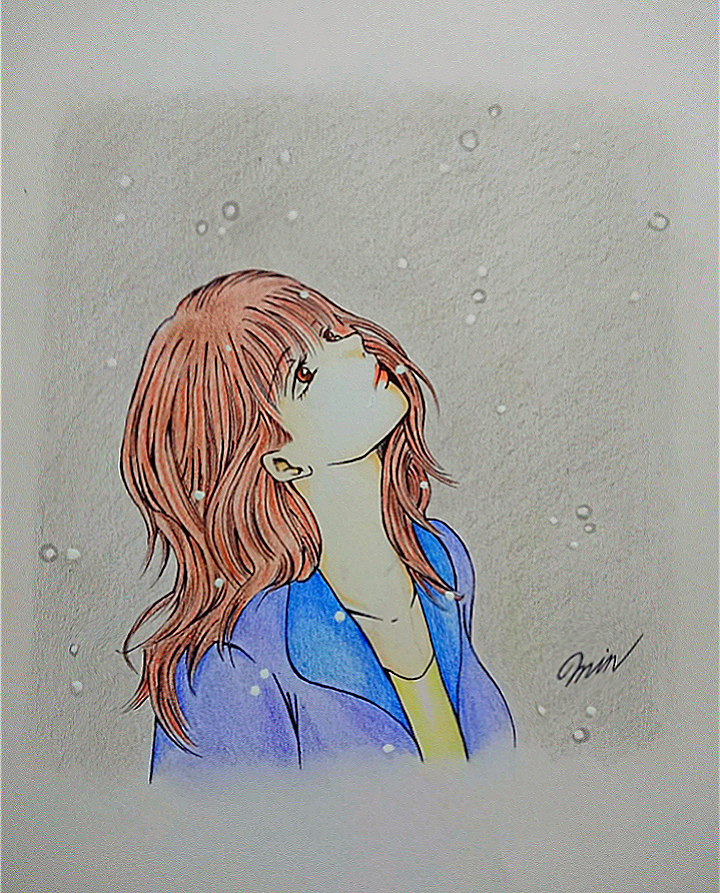 min_min_1222's tweet photo. 夜中テンションで約5年前に描いたのを供養上げ。
なんだかもう色々と気恥ずかしいけど雰囲気は気に入ってる。 https://t.co/GK2zm71cG2