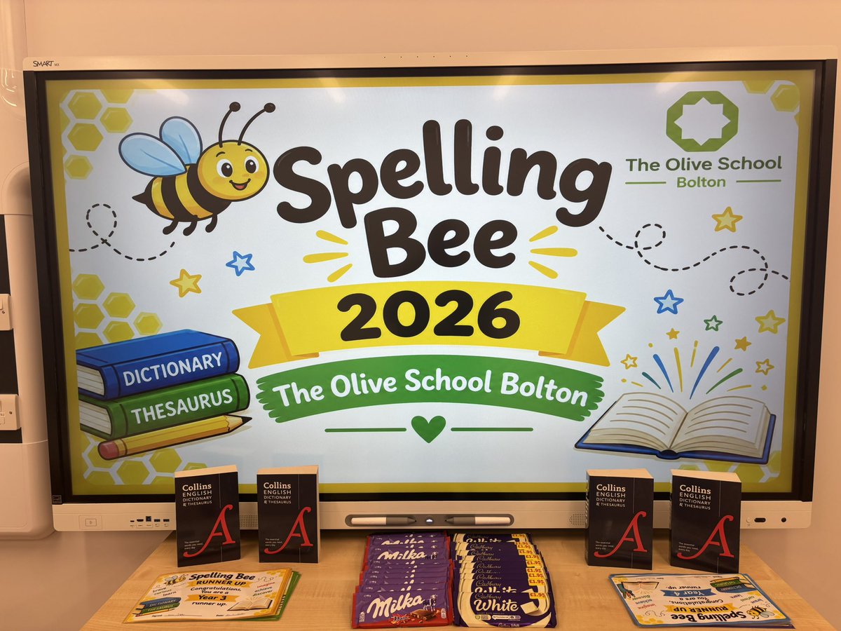 olive_bolton's tweet photo. All set to host our #SpellingBee finals across Key Stage 2! Who will be our overall year group winners? @StarAcademies #WeAreStar #Ambition #Competition #Winners #RunnersUp #LoveLearning #Prizes https://t.co/Kv8DpNFWnu