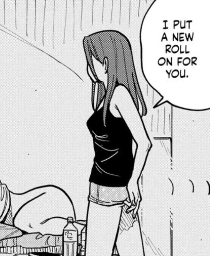fenceurs's tweet photo. i cant get over saeko scratching her butt https://t.co/7t97sUWbGc