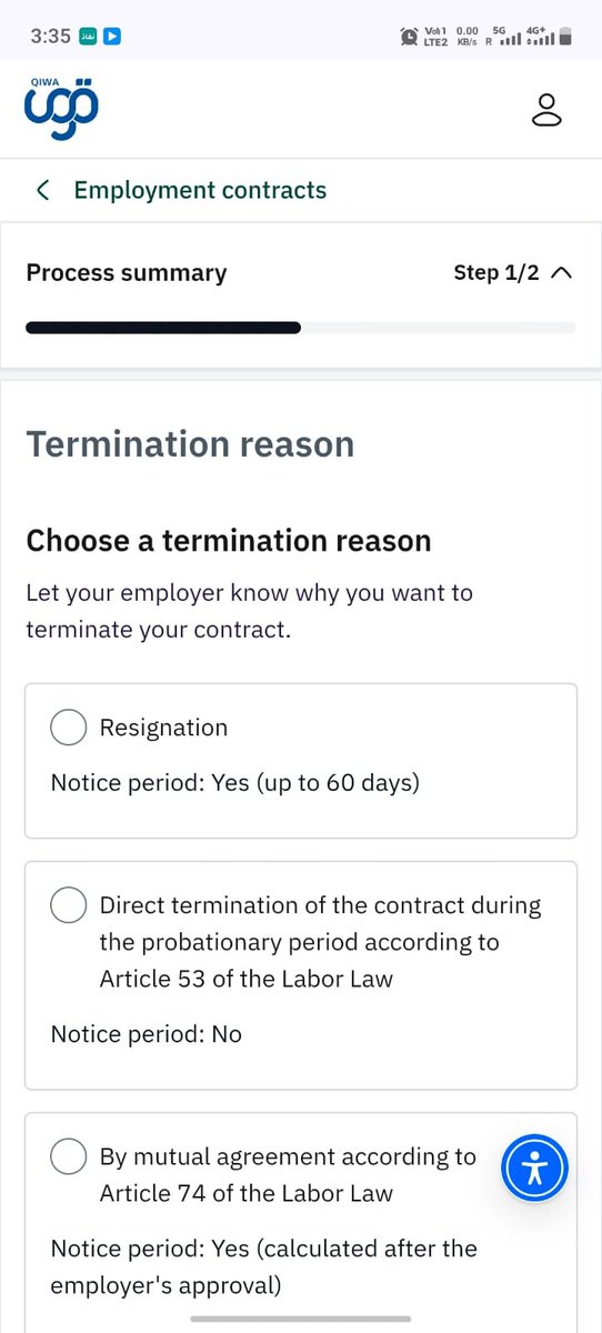 wasim_ksa2012's tweet photo. @QiwaCares
@Qiwa_sa 
My Iqama has been expired for 4 months, but my Qiwa employment contract is still active. I want to terminate my Qiwa contract. Which termination option should I select in this situation without Notice period? Please guide me. https://t.co/6uVk7YjUDy