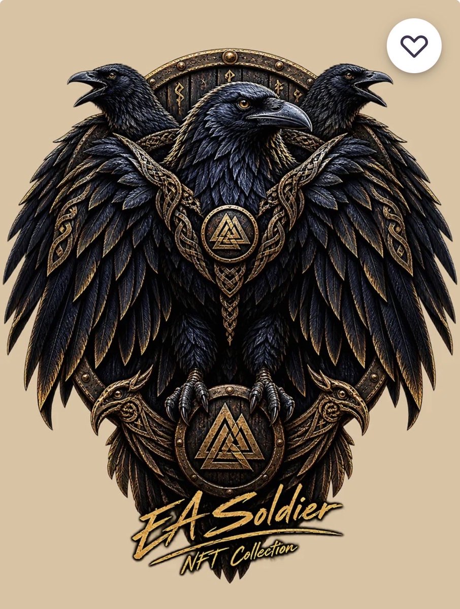 EASoldierNFTCol's tweet photo. π¦ββ¬βοΈπ€ Viking Raven Pullover Hoodie
βThe raven knows the way.β
A bold Norse-inspired design for those who carry the Viking spirit wherever they go.
Shop now π https://t.co/pb8UfWgQX6
#VikingRaven #Viking #Raven #Odin #NorseMythology #VikingStyle #VikingHoodie #Hoodie https://t.co/Sg5hzTk1RX