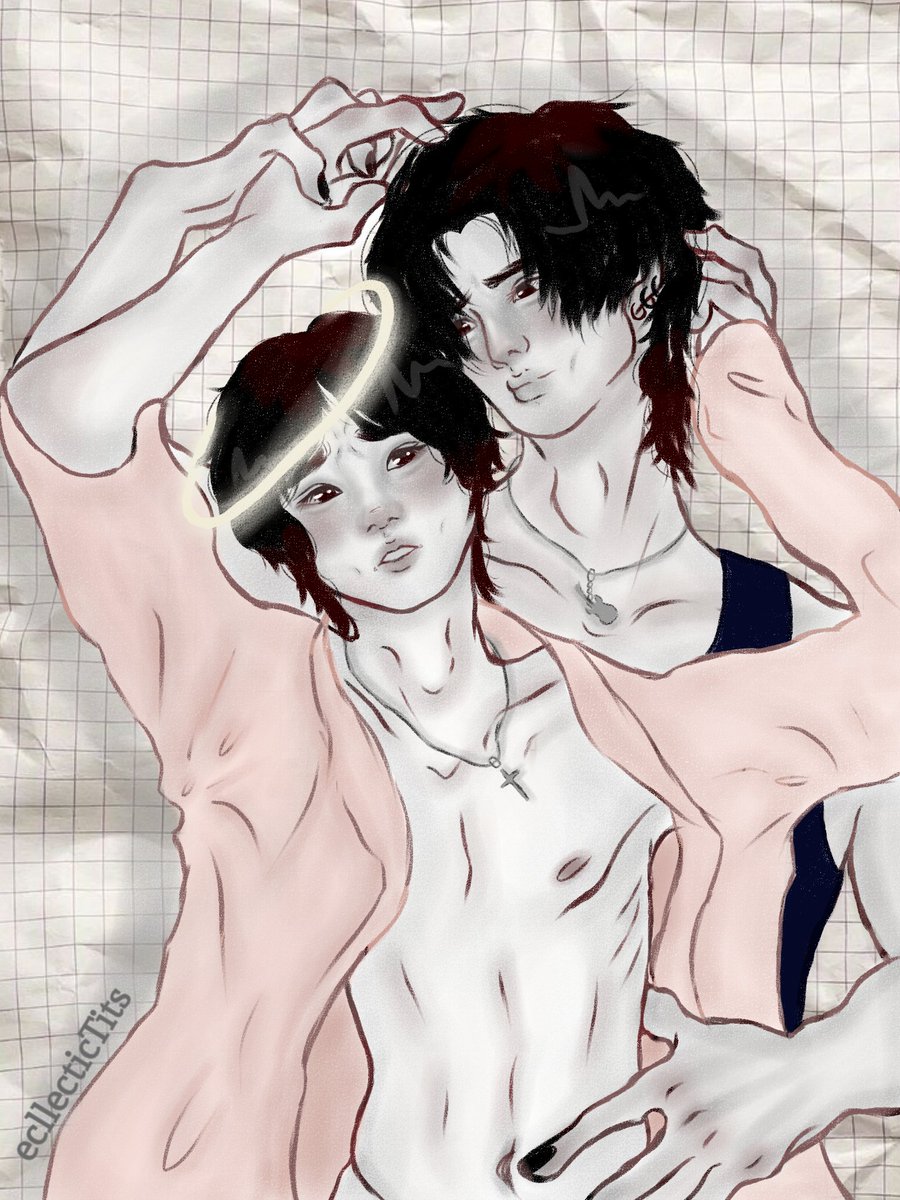 ecllecticTits's tweet photo. ପ 𝓨ou're the closest to 𝓗eaven that I'll 𝓔ver be ଓ
minha versão dos jaywon de The Sacrilege da @heespoem !!
eles pra sempre vão estar marcados no meu coração. ❤️🩹 #jaywon #jaywonau https://t.co/uEGydoRnEE