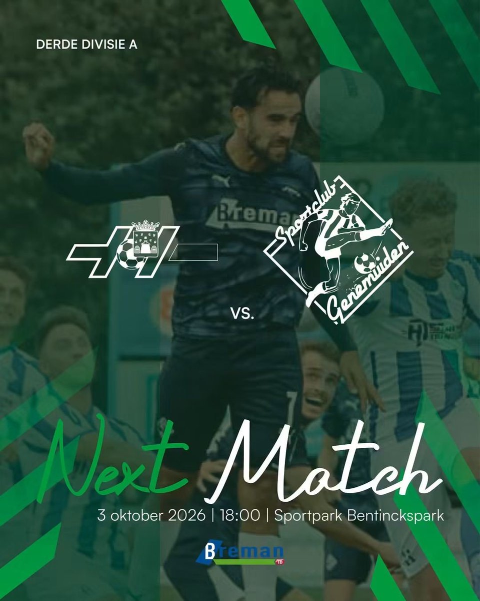 scgenemuiden's tweet photo. Next match! ๐ช๐ผ
#3edivisieA #competitie #bouwenaandetoekomst https://t.co/SyaQkd7fj0