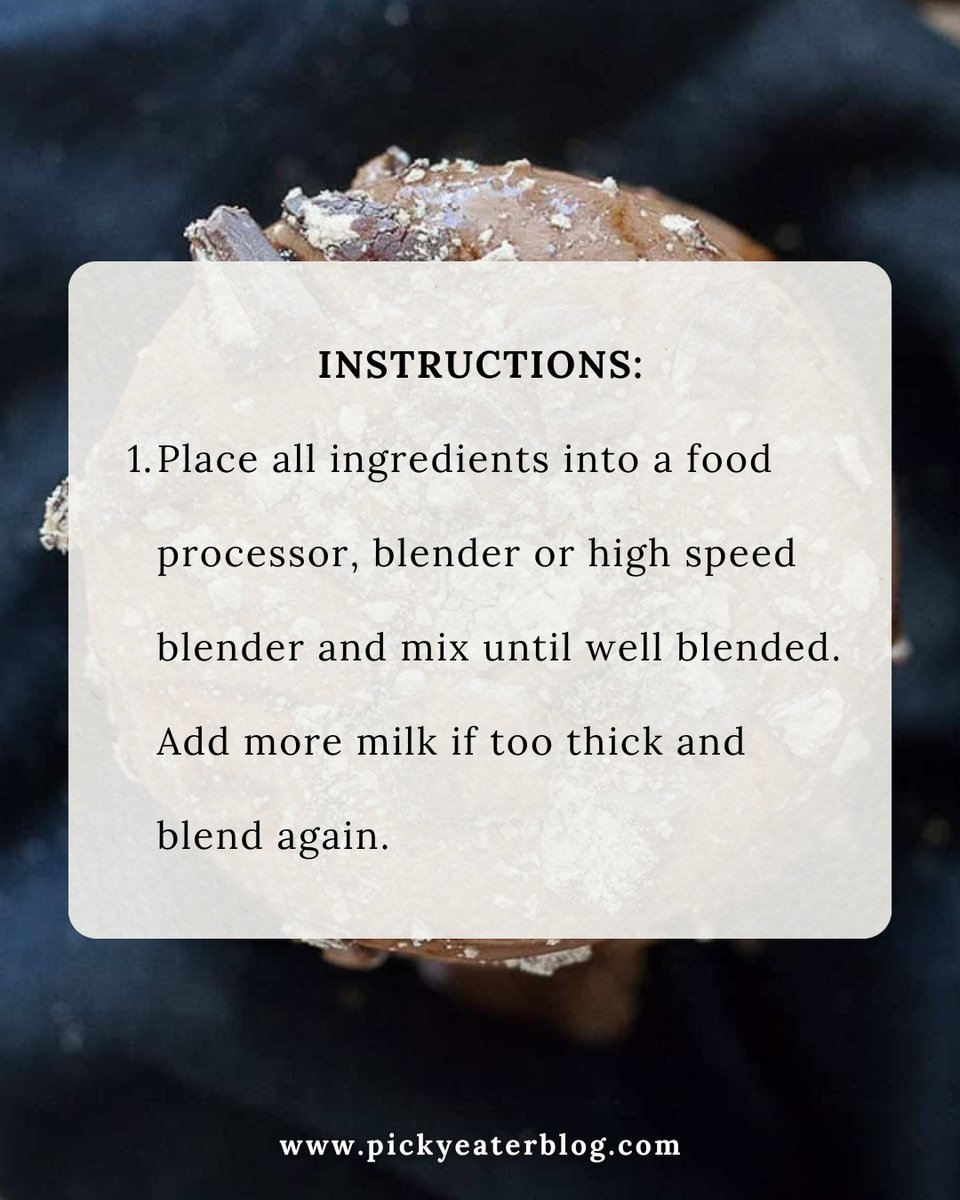 AllegraRipeudx's tweet photo. This vegan peanut butter cup milkshake is rich, creamy, and tastes just like your favorite chocolate-peanut butter candy. Made with frozen bananas, peanut butter, and cacao, it’s ready in 5 minutes—a healthier dessert or afternoon pick-me-up. Save https://t.co/gfdKAfy4CW