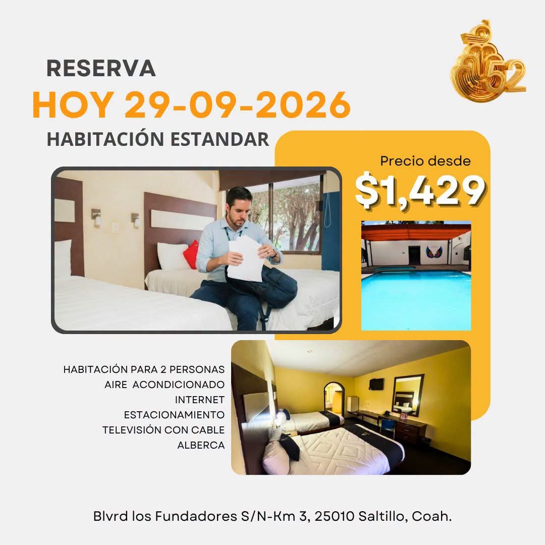 lafuentesalt's tweet photo. “Llegué a Saltillo por trabajo y sinceramente venía bastante cansado🧳🫤
Después de instalarme me fui un rato a la alberca y terminé ahí más tiempo del que pensaba. No solucionó mis pendientes, pero sí me cambió el humor.”— Daniel Rocamontes
#ReservaYa #LaFuente #Hotel https://t.co/AcRnStRCuZ