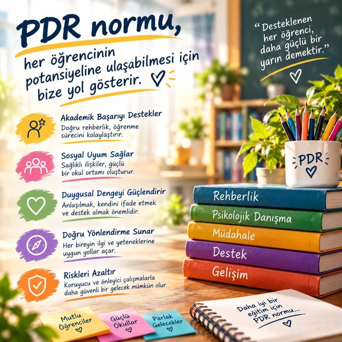 Cemkllcc's tweet photo. Değerler eğitimi ve karakter gelişimi sürecinde PDR uzmanları okulların en önemli rehberi konumundadır. Güncel norm yönetmeliği karşılanmalıdır #PDRNormuGüvenliOkul @Yusuf__Tekin @tcmeb @mebpgm @dbdevletbahceli @HMBakanligi @_cevdetyilmaz @tcailesosyal @RTErdogan https://t.co/Aen6mQiSDv